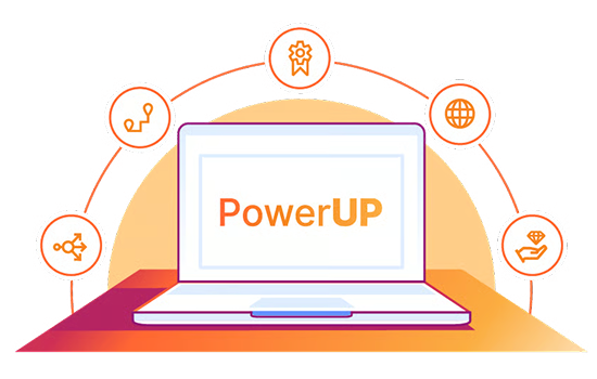 PowerUP 일러스트레이션